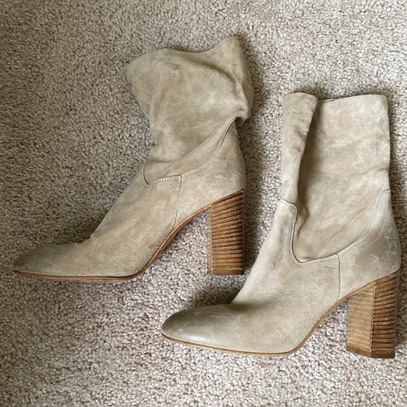 Free People Dakota Heeled Suede Midi Boot - Picture 9 of 11